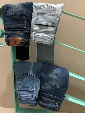 Girls size 5 skinny jeans bundle